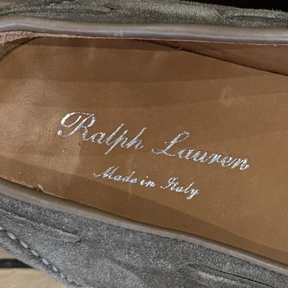 Ralph Lauren Purple Label Men's Luther Calf Suede Tassel Loafers (sz 11) - Picture 10 of 10